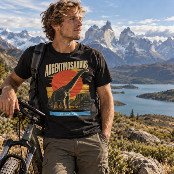 ArgentinoSaurus-Lifestyle-AP12 Argentinosaurus Unisex T-Shirt – AP12