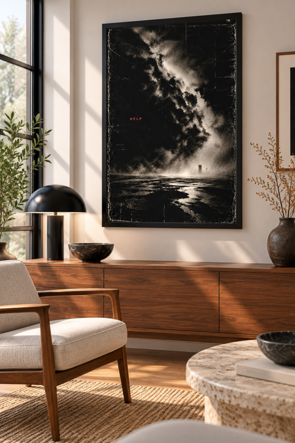 HELP Framed Poster - AP07