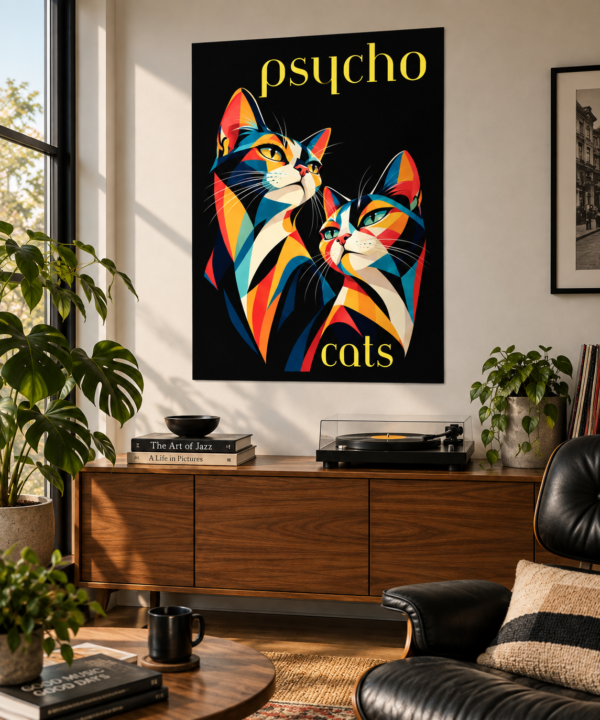 PSYCHO CATS - Art Poster AP09