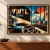VINYL RECORDS Printed Canvas – AP16