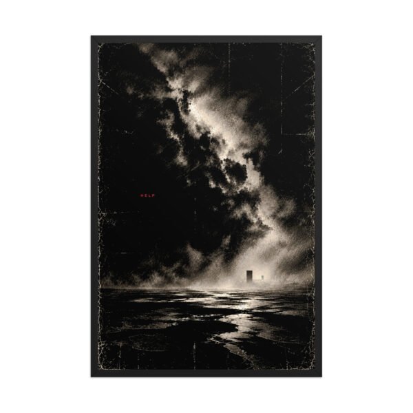 HELP Framed Poster - AP07
