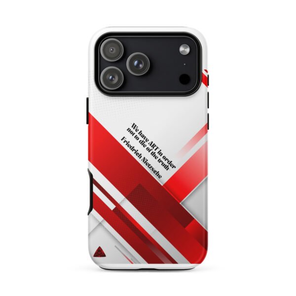 Tough Case for iPhone® - Friedrich Nietzsche Quote AP13
