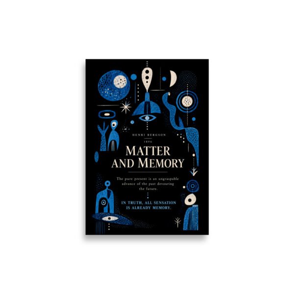 HENRI BERGSON MATTER & MEMORY Philosophy Poster – AP22