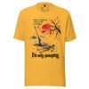 unisex-staple-t-shirt-heather-yellow-gold-front-6acd4cb1721da.jpg l'M ONLY SWEEPING T-Shirt – Japanese Ink Art – AP21