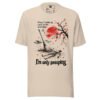unisex-staple-t-shirt-soft-cream-front-6acd4cb16e077.jpg l'M ONLY SWEEPING T-Shirt – Japanese Ink Art – AP21
